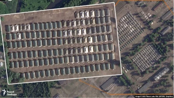Satellite photos appear to show Belarus building military camp for Wagner  mercenaries