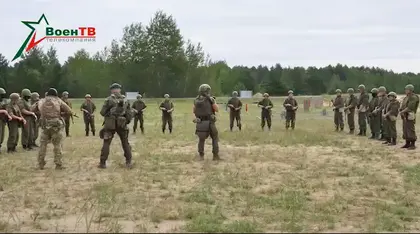 Wagner Troops Training Belarus Forces