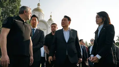 До України прибув президент Південної Кореї