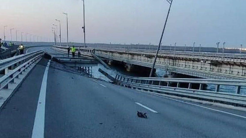 Bridge and Base in Occupied Crimea Go Boom