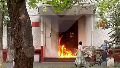 Russians Are Being Tricked Into Setting Fire to Enlistment Offices