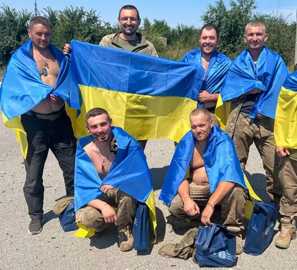 Україна повернула з російського полону понад 20 українських захисників