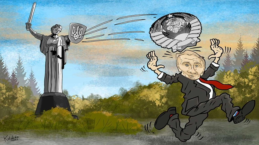 Пам'ятник "Зухвала Батьківщина-Україна" в Києві ще довго переслідуватиме росіян