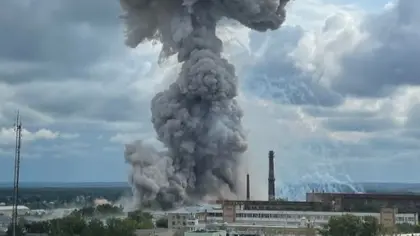 Потужний вибух пролунав на російському заводі, «залученому до розробки бомбардувальника нового покоління»