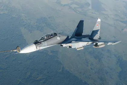 У Росії розбився винищувач Су-30