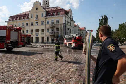 UN Rep. in Kyiv Condemns 'Heinous' Russian Attack on Chernihiv City Center
