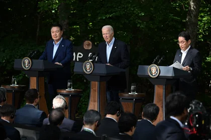 Leaders of Japan, South Korea, USA United in Supporting Ukraine
