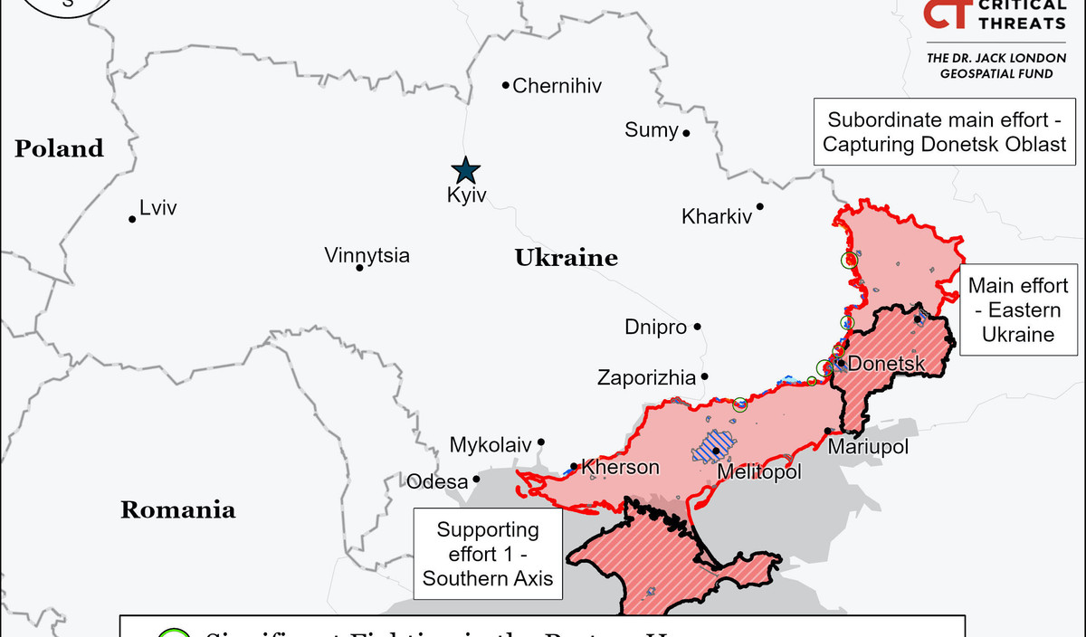 Isw карта боевых действий