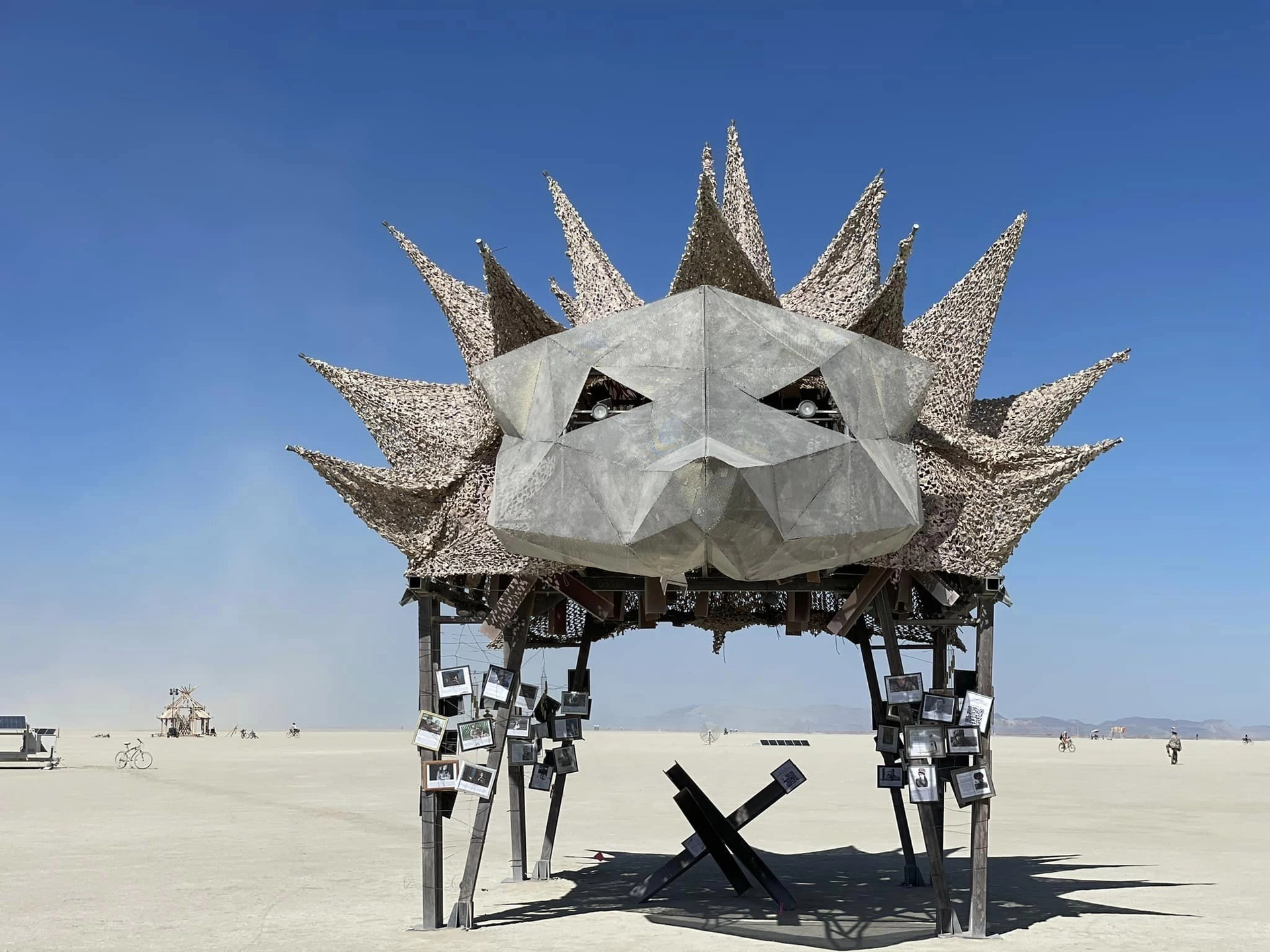 The Hedgehog Temple: A Tribute to Fallen Ukrainians at Burning Man
