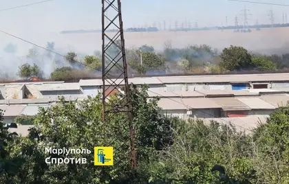 Ukrainian Partisans ‘Light Up Russian Base in Occupied Mariupol’