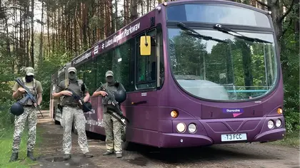 London's Luton Airport Bendy-Buses Are Now Being Used By Ukraine’s Army
