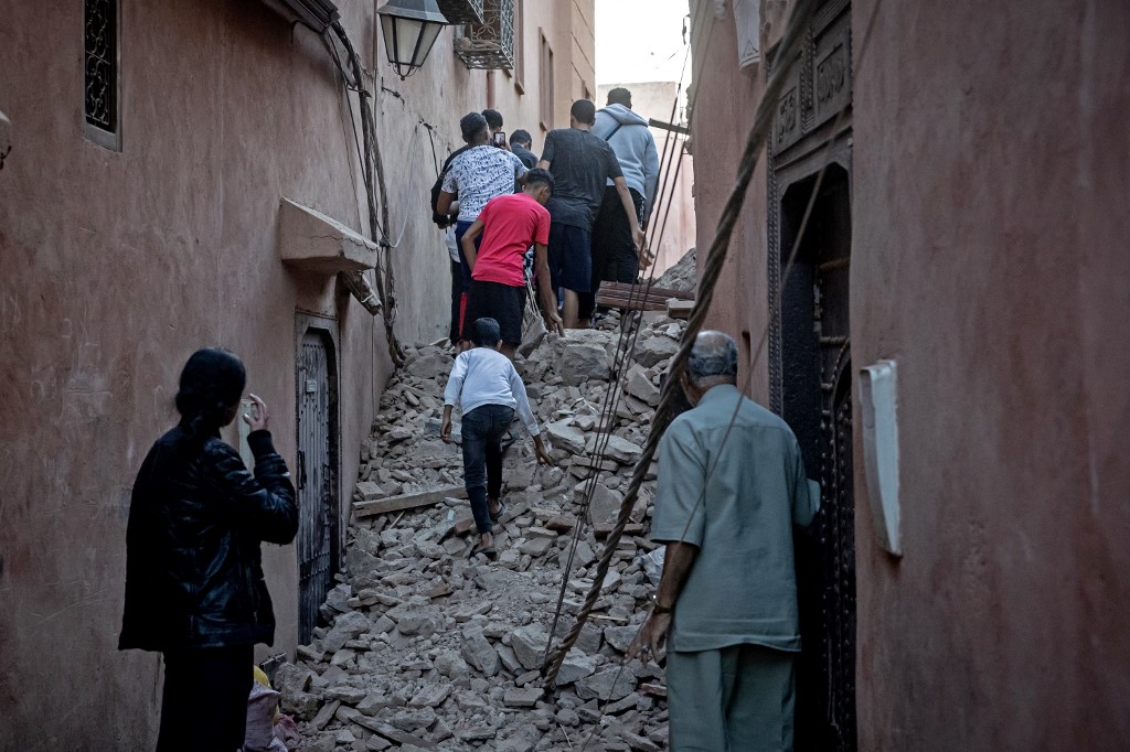 Наслідки землетрусу в Марокко / AFP