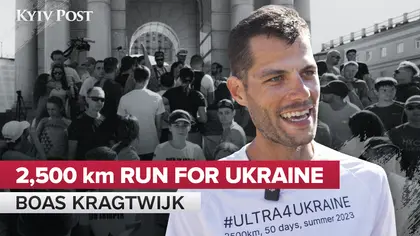 Epic Ultramarathon Journey: 2,500km Run for Ukraine - Boas Krachtwejk's Inspiring Mission