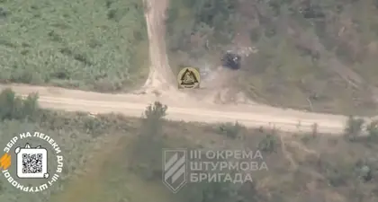 Ukraine Drone Dudes Set Russia’s Best Tank Ablaze, T-90 Crew Runs Away