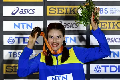 Українська легкоатлетка здобула золото зі стрибків у висоту