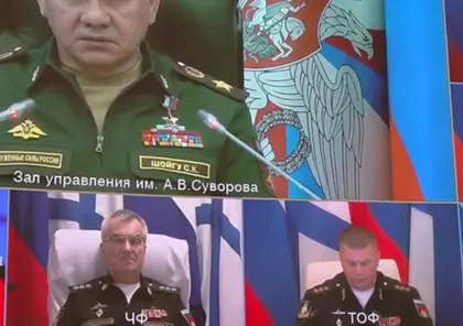 Російське Міноборони показало буцімто "живого" командувача Чорноморським флотом РФ