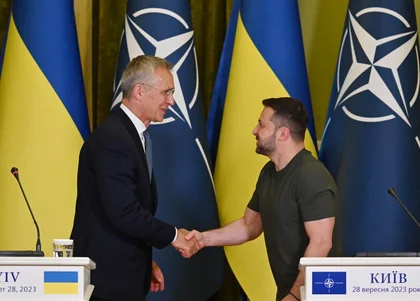Zelensky Meets NATO Chief, Moscow Announces New Military Spending