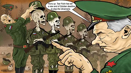 Desperate Putin Urges Russian forces to Crush the Ukrainians