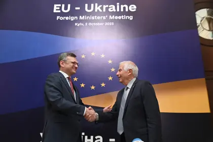 اجتماع تاريخي لوزراء خارجية الاتحاد الأوروبي في كييف وبوريل يؤكد أن مستقبل أوكرانيا في الاتحاد الأوروبي