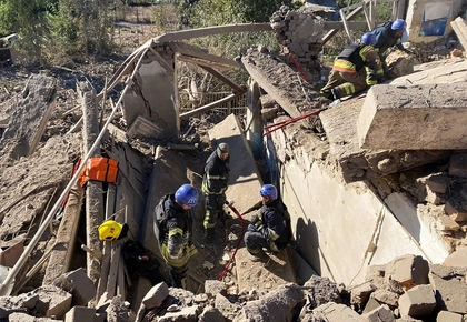 Russian Drone Hits Minibus in Nikopol, 2 Dead and 13 Injured, Officials Say