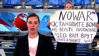 Russian Journalist Who Staged Anti-War Protest on Russian TV 'Poisoned'
