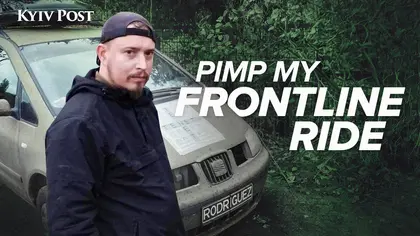 How a Ukrainian Front Line Soldier Is Pimping His Ride For Winter