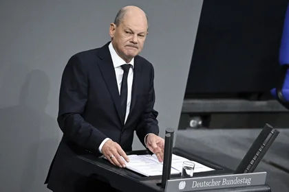 Scholz Slams Putin's ‘Cynical’ Concern for Mideast Civilians