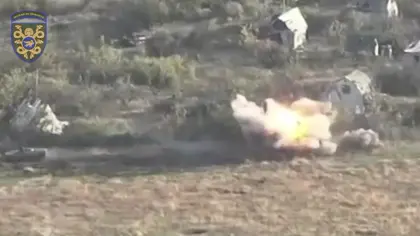 New Avdiivka Video Shows Russian Armored Attack Shot to Pieces Under Fierce Ukrainian Artillery Fire