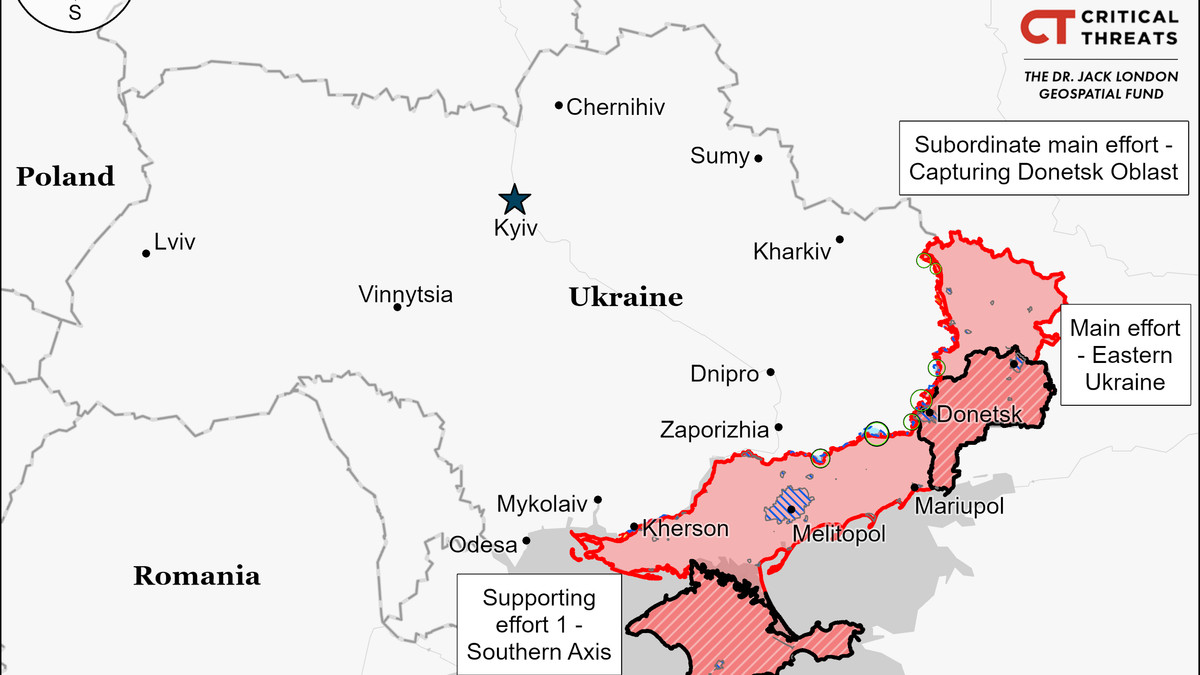 Evaluarea campaniei ofensive ruse ISW, hartă și actualizare din 29 octombrie 2023