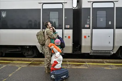 Train Platform of Tears Near Ukraine's Front Line