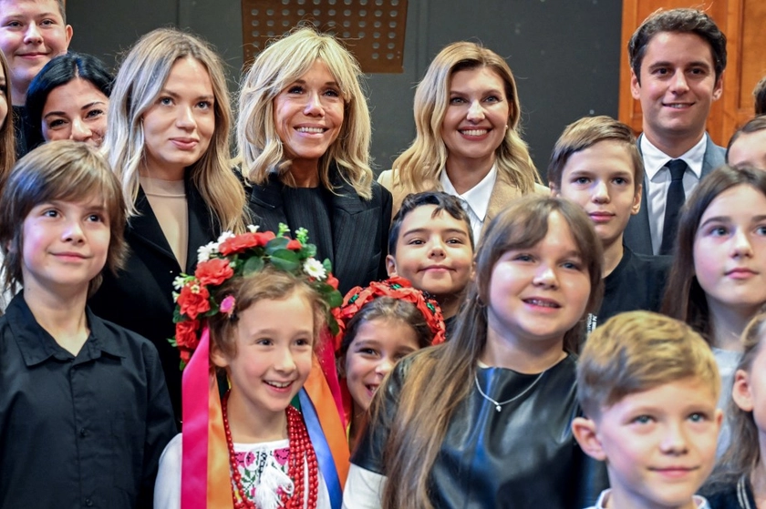 First Lady Olena Zelenska Visits Paris