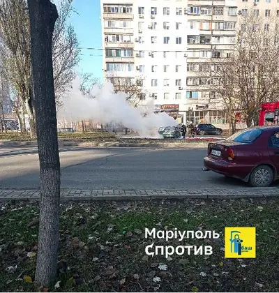Ukrainian Partisans Congratulate Collaborator Policeman, Then Blow Up His Car