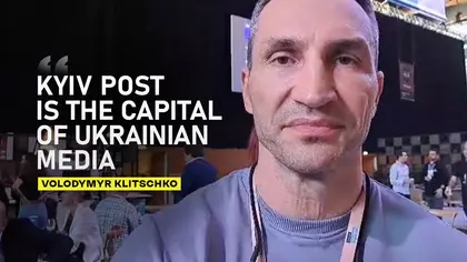 Boxing Champion Volodymyr Klitschko Recognizes Kyiv Post's Efforts at WEB Summit in Lisbon