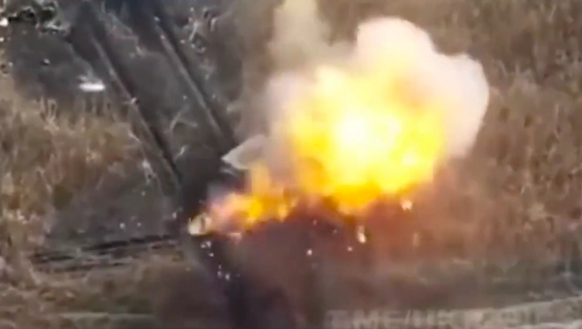 Another Russian Armored Column Gets Decimated Near Avdiivka