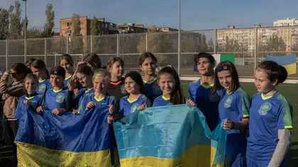 ‘Nothing Will Stop Them': Girls' Football Near Ukraine Front