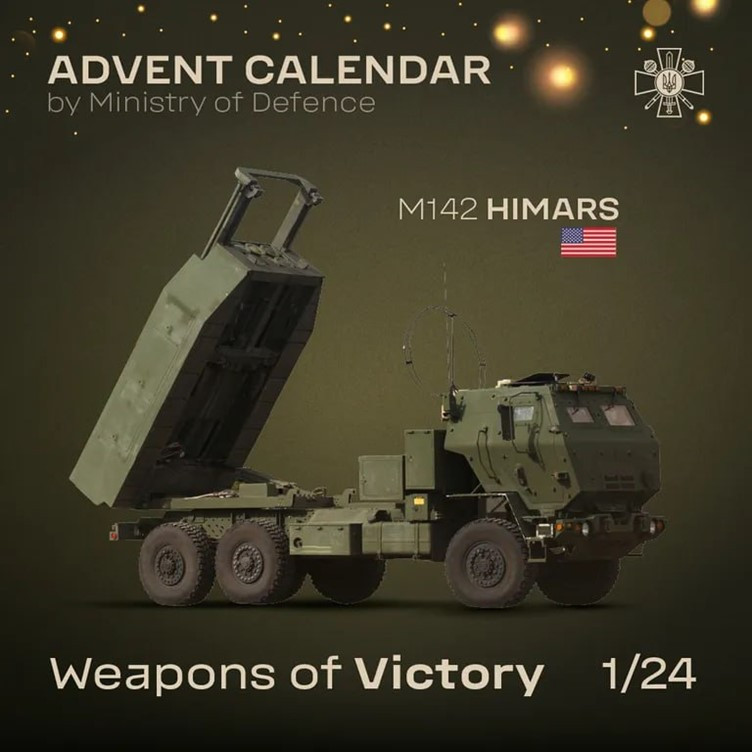Ukraine’s Armed Forces Produce a Unique Advent Calendar in RunUp to