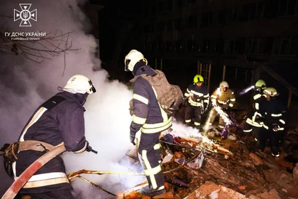 Вночі російські війська завдали масованого ракетного удару по Харкову