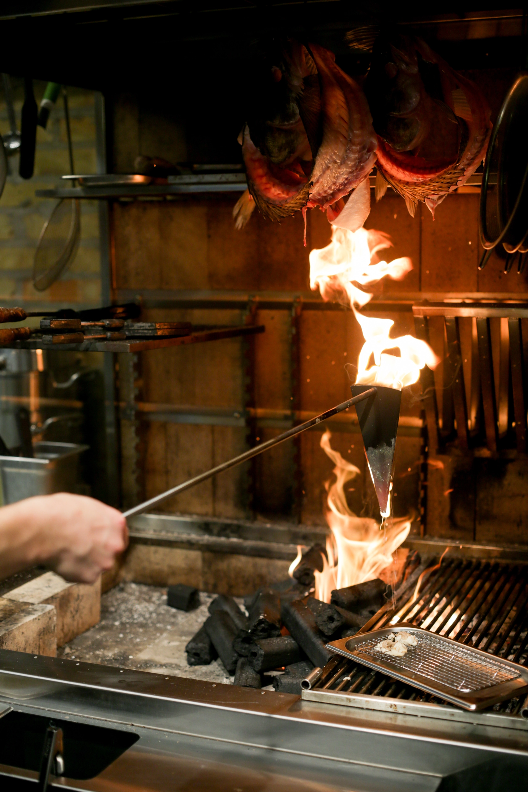 Process of flambage by flambadou