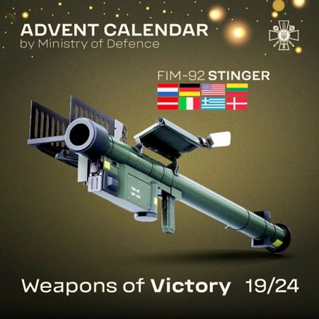 ‘Weapons of Victory’ Ukraine MoD Advent Calendar – Update Dec. 19