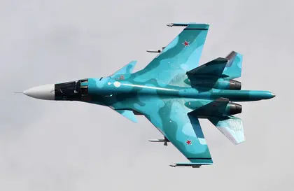 В Росії згорів винищувач Су-34 - джерело