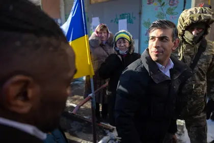 Сунак прибув до Києва: Британія з українцями – "стільки, скільки буде потрібно"