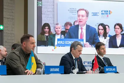 Andriy Yermak Says Progress So Far at Davos ‘Very Encouraging’