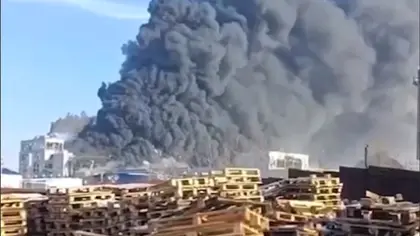 Polyester Factory in Rostov Region Ablaze After Massive Explosion