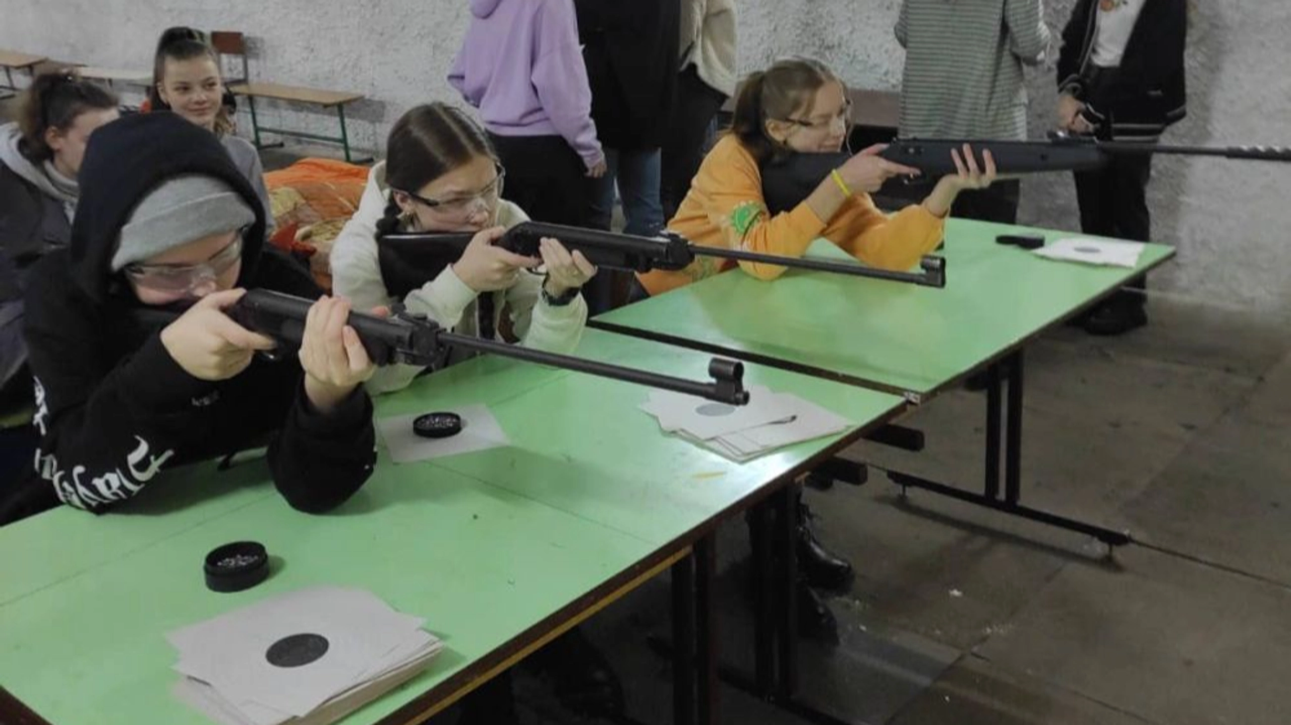 Ukraine Schools Roll Out Shooting Training for Students