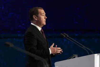 Russia Bans Ukrainian in Occupied Territory Schools, Medvedev Posts ‘Genocidal’ Tirade