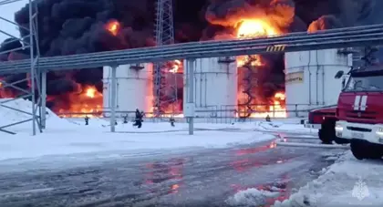 Ukrainian Intel Confirms It Struck Russian Oil Depot and Gunpowder Factory