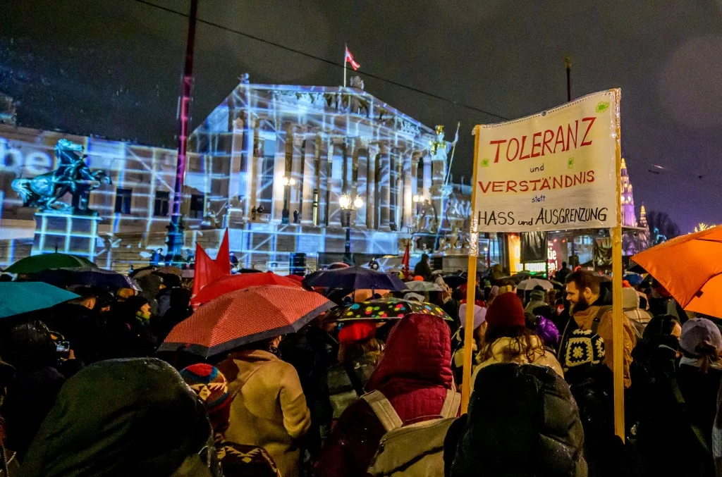 Tens of Thousands in Austria Join Protests Against far Right