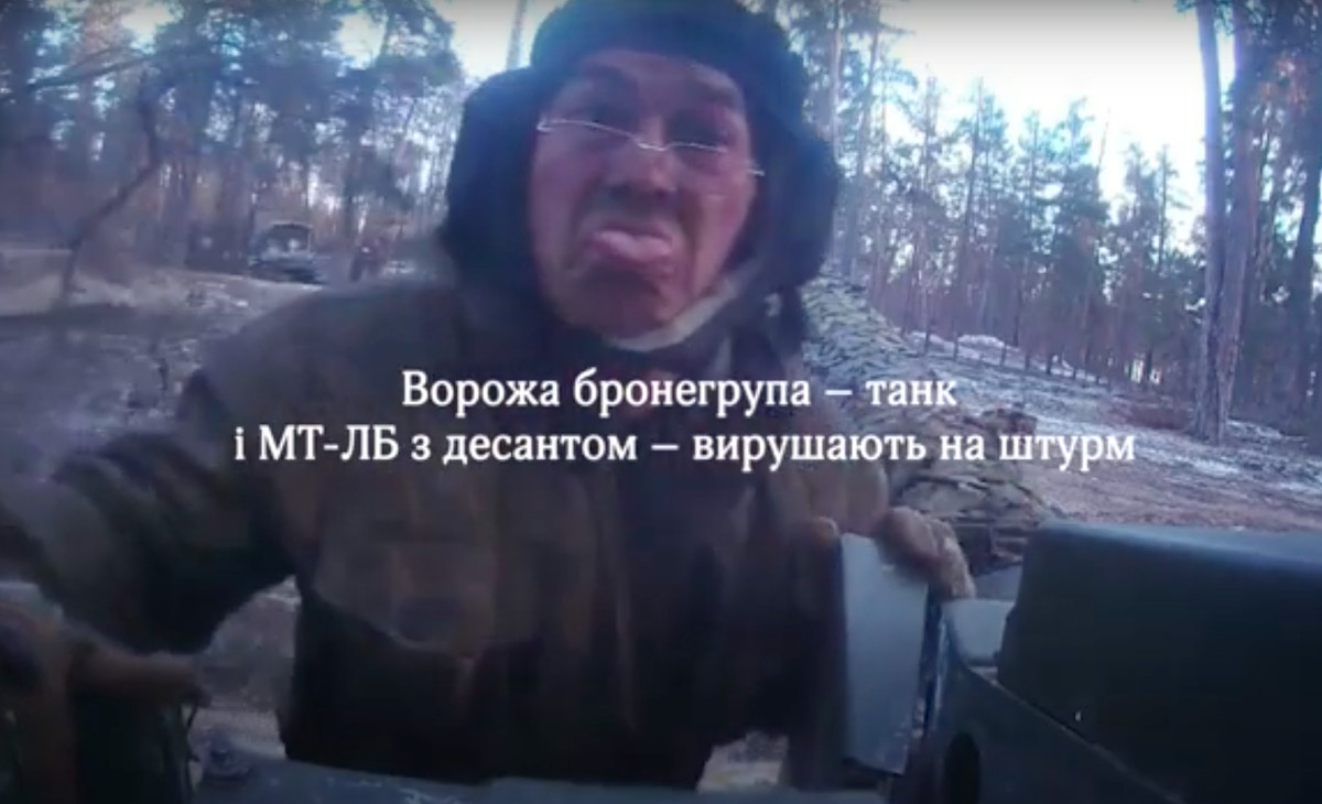 Обреченный российский танкист снимает на видео уничтожение своего подразделения во время неудавшейся атаки.