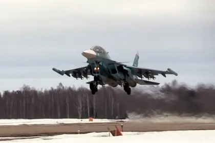 Ukraine Downs Russian Su-34 Fighter Jet Over Luhansk Region