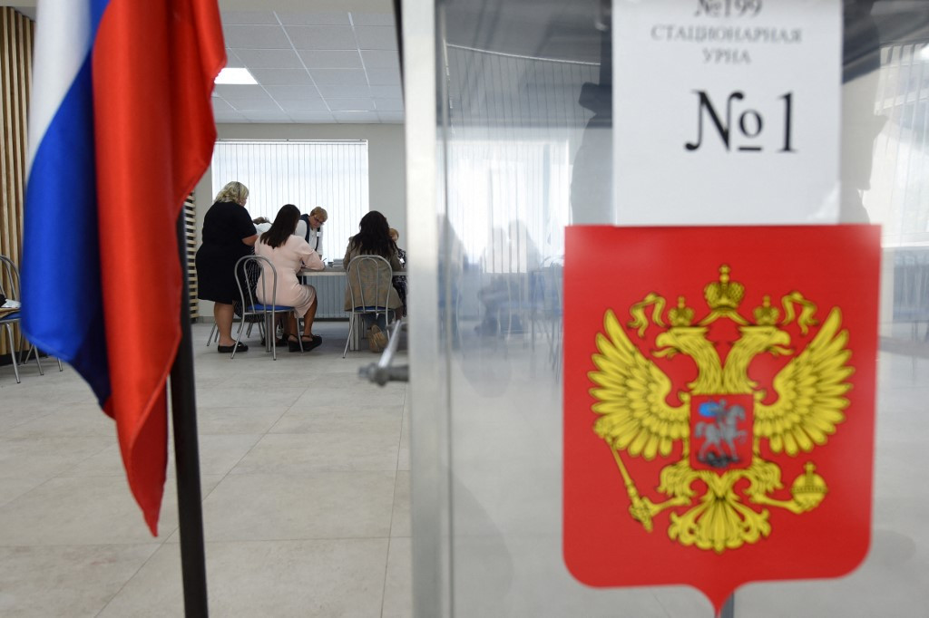 Votación anticipada para las elecciones presidenciales rusas en la Ucrania ocupada